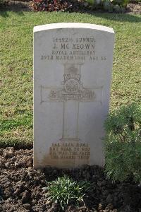 Ismailia War Memorial Cemetery - McKeown, J